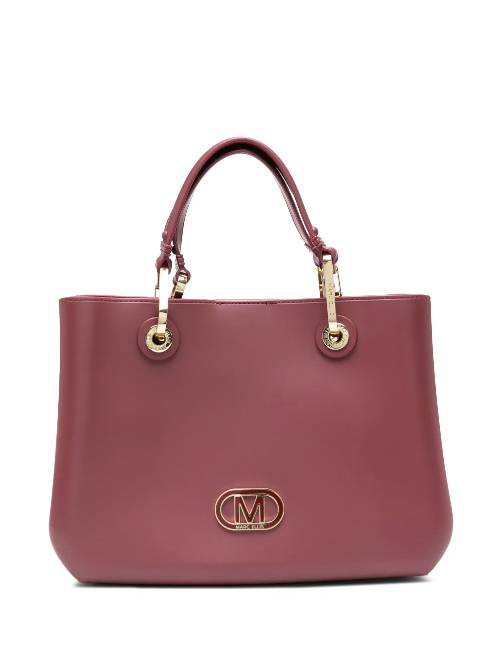 Marc Ellis Medium Flat Kira shopper met logo-plakkaat Rood