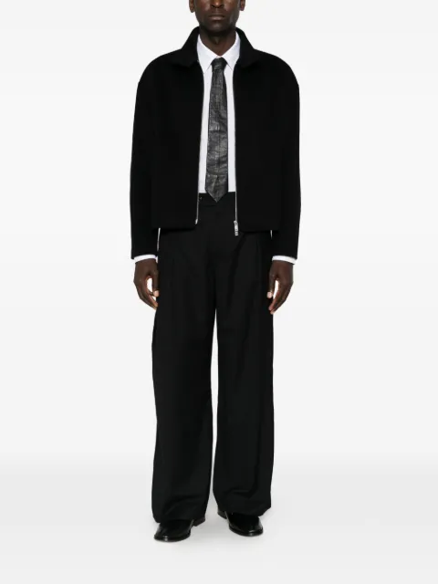 TONYWACK pleated wide-leg trousers
