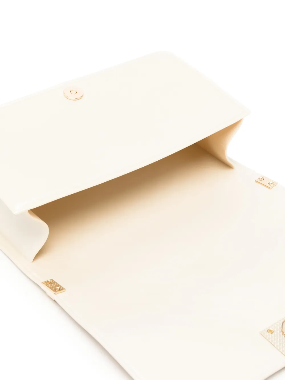 Marc Ellis Medium Flat 27 gewatteerde schoudertas met chevron-patroon Beige