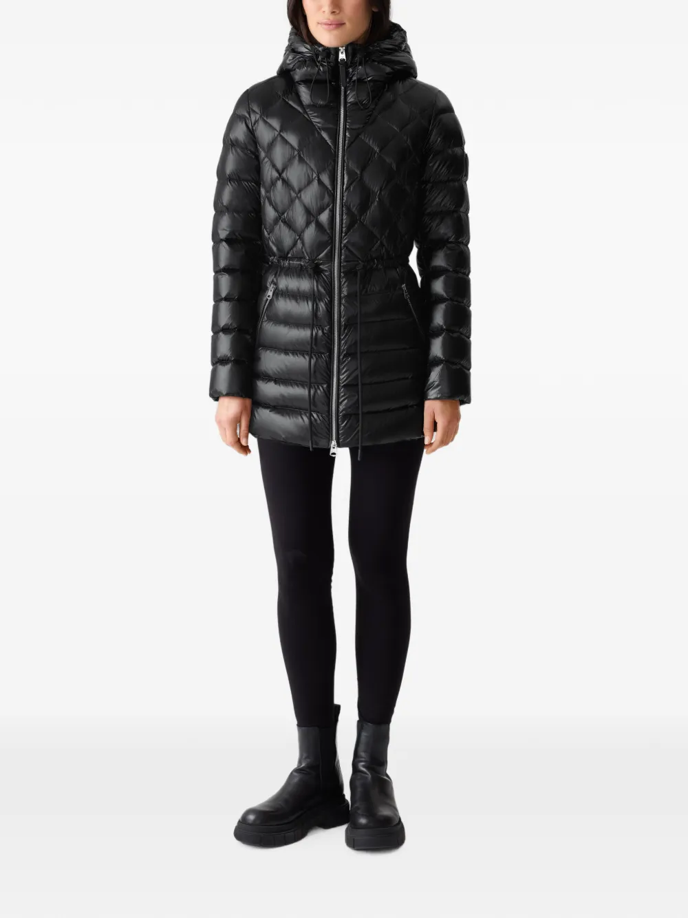 Mackage Tooky jack met diamantvormig stiksel Zwart