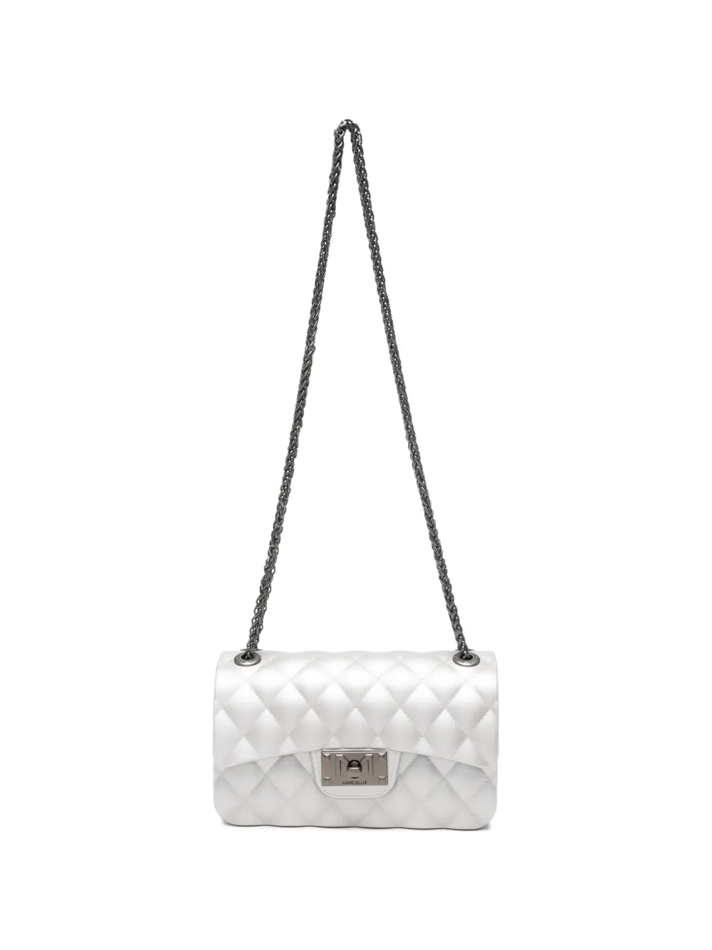 Marc Ellis Flat Falcon quilted shoulder bag - Grau