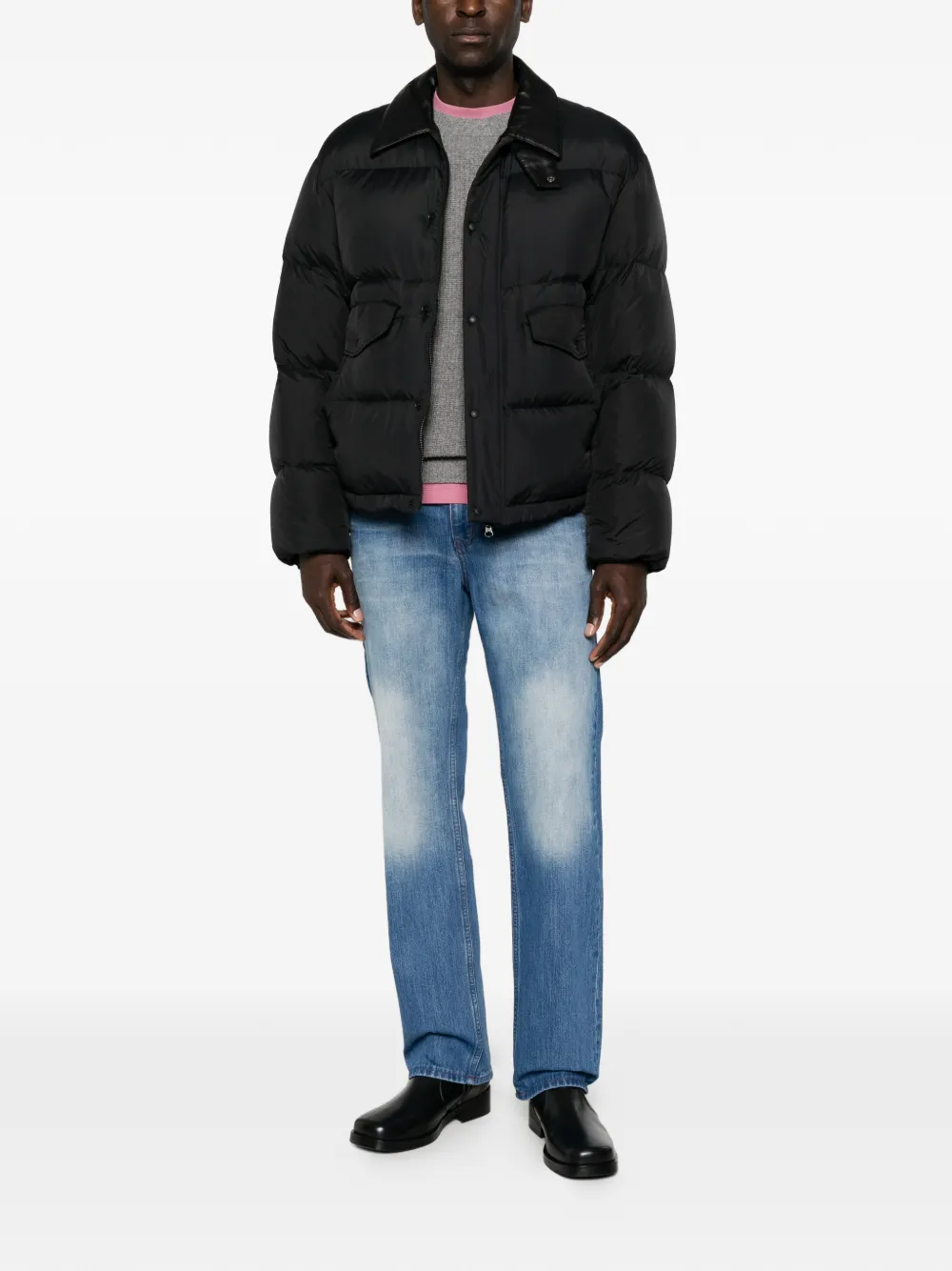 TONYWACK Straight jeans met vervaagd effect Blauw