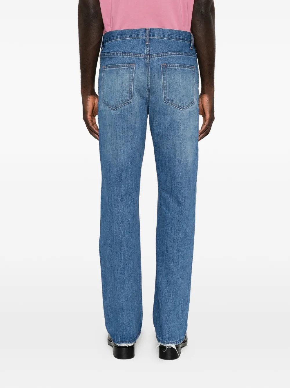 TONYWACK Straight jeans met vervaagd effect Blauw