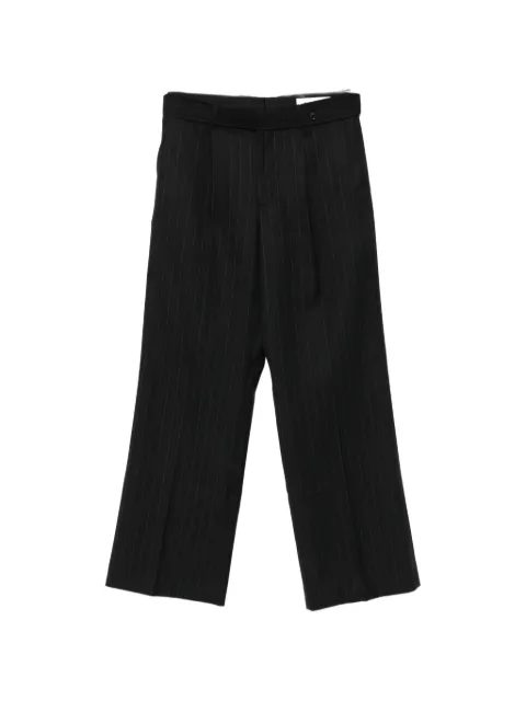 TONYWACK pinstripe-pattern belted trousers