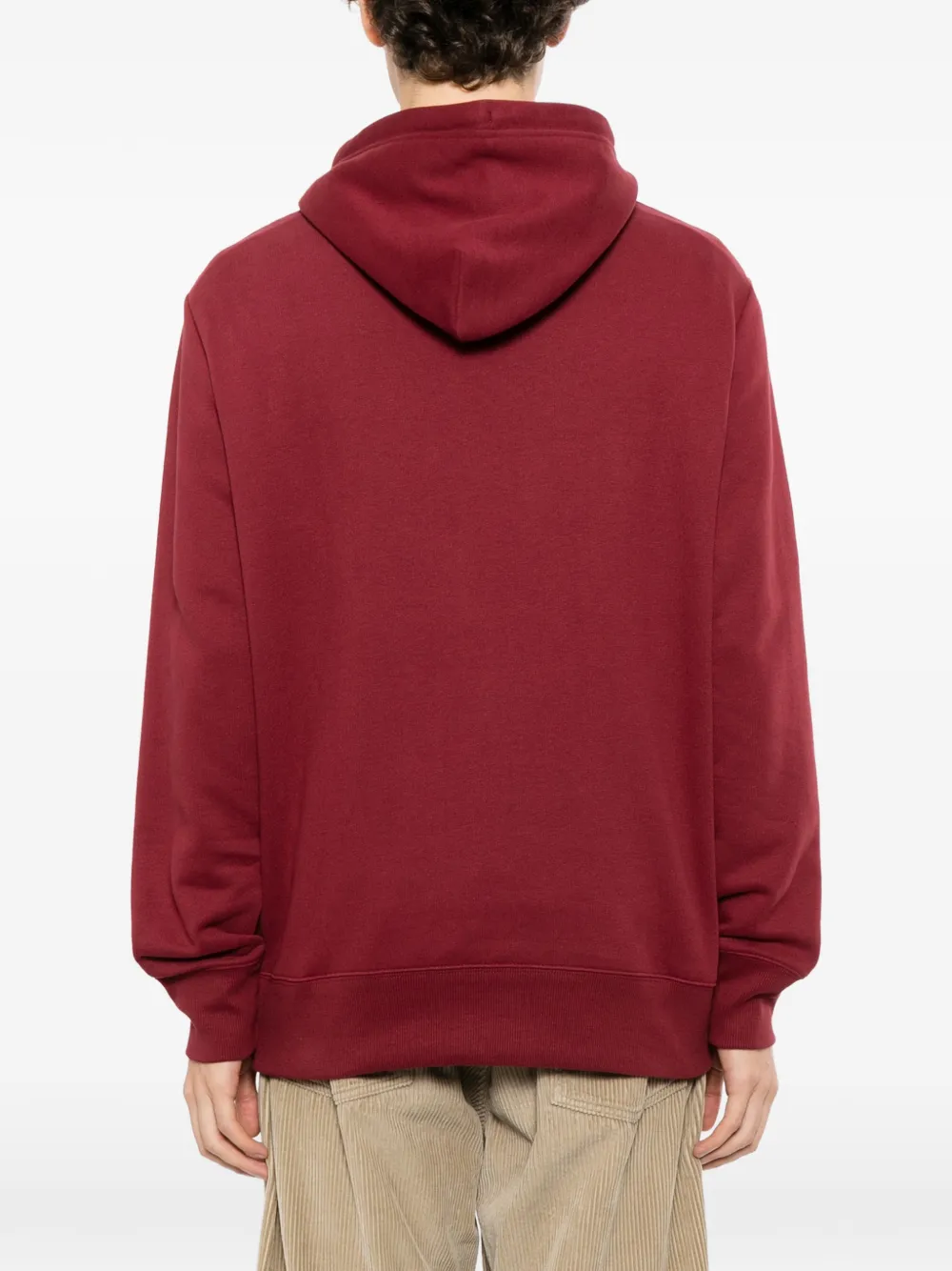 Gant Hoodie met borduurwerk Rood