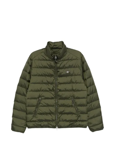 Gant logo-embroidered padded jacket 
