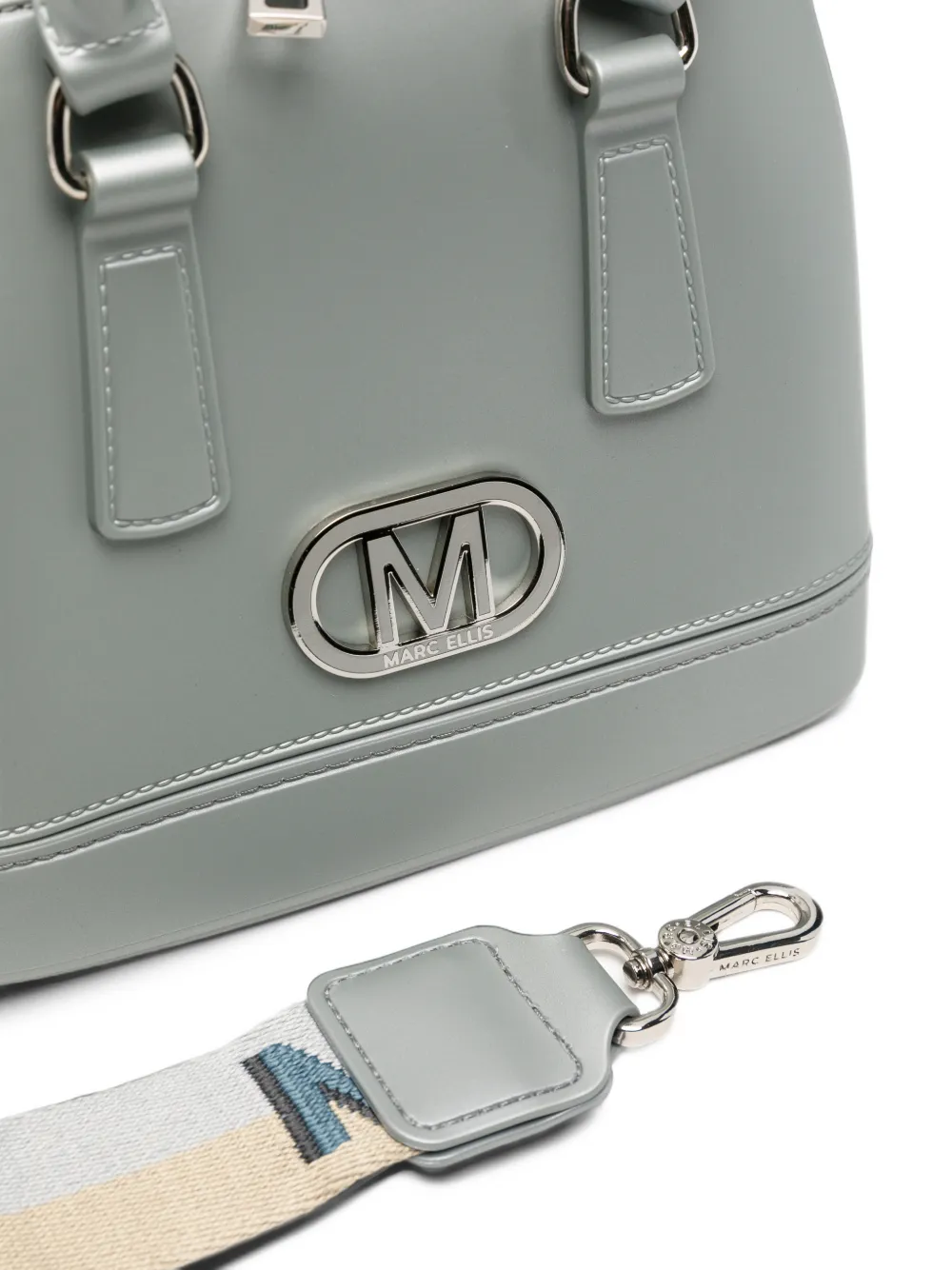 Marc Ellis Flat Maddy shopper met logo-plakkaat Grijs