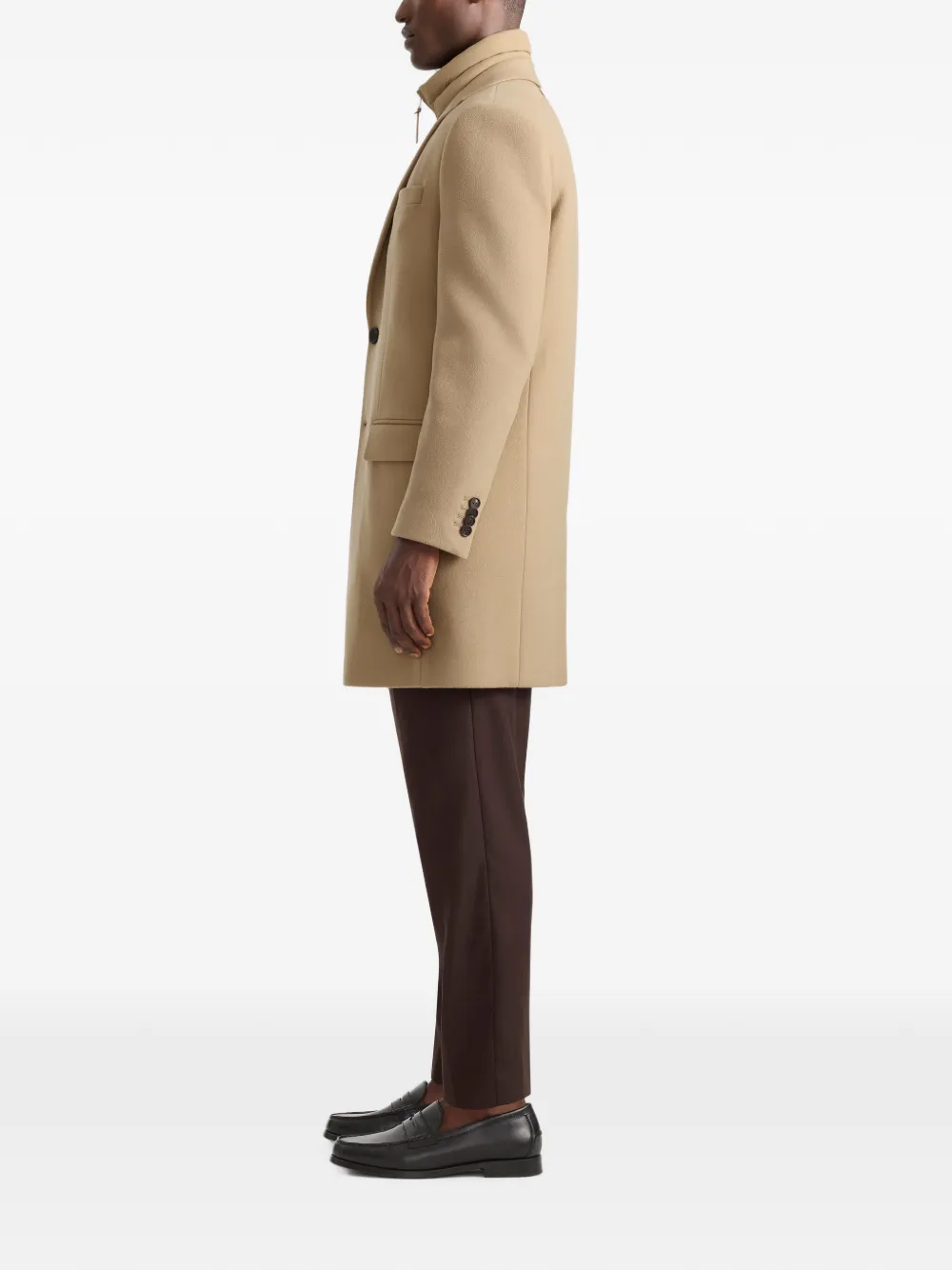 Mackage Skai-SLB jas met enkele rij knopen Bruin