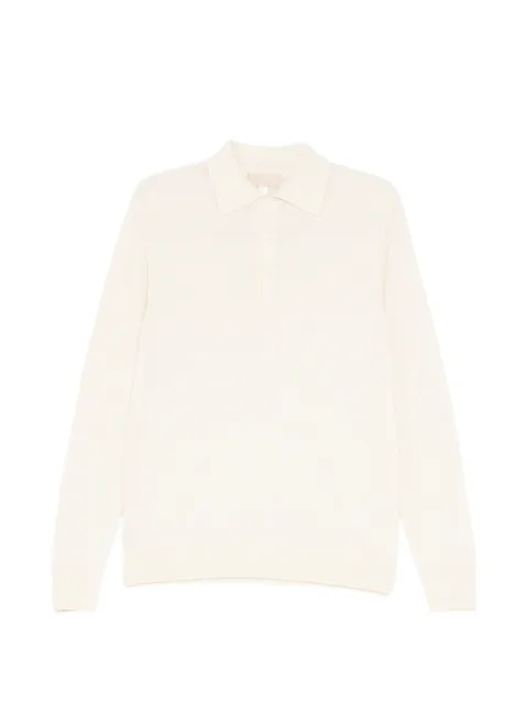 120% Lino long sleeves polo shirt 