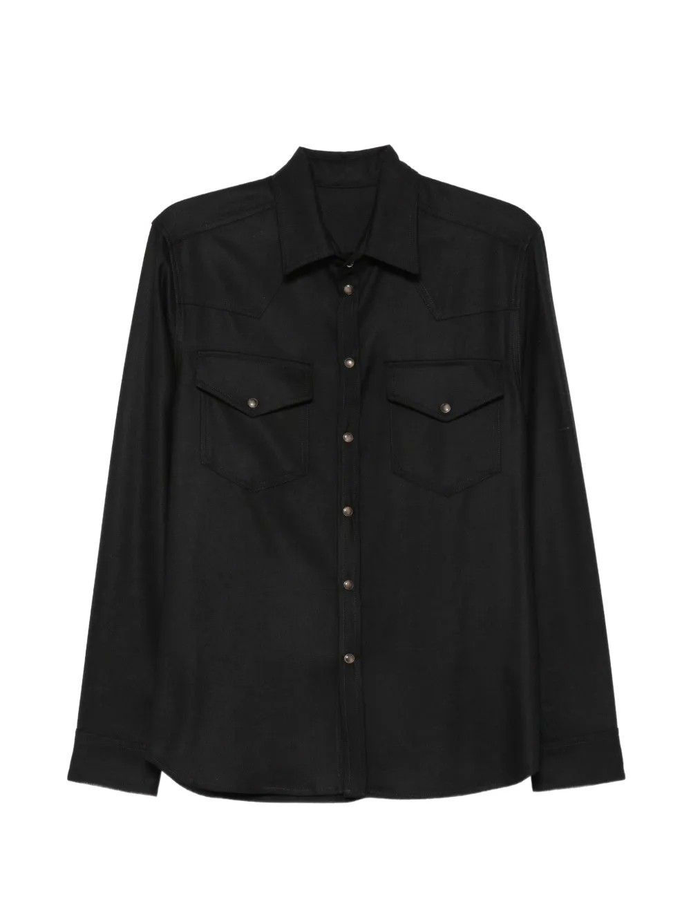 Nine In The Morning Tobia Texas western-yoke button-up shirt - Black
