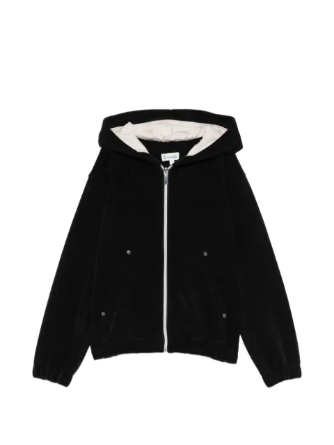 LALALU corduroy zip-up hoodie