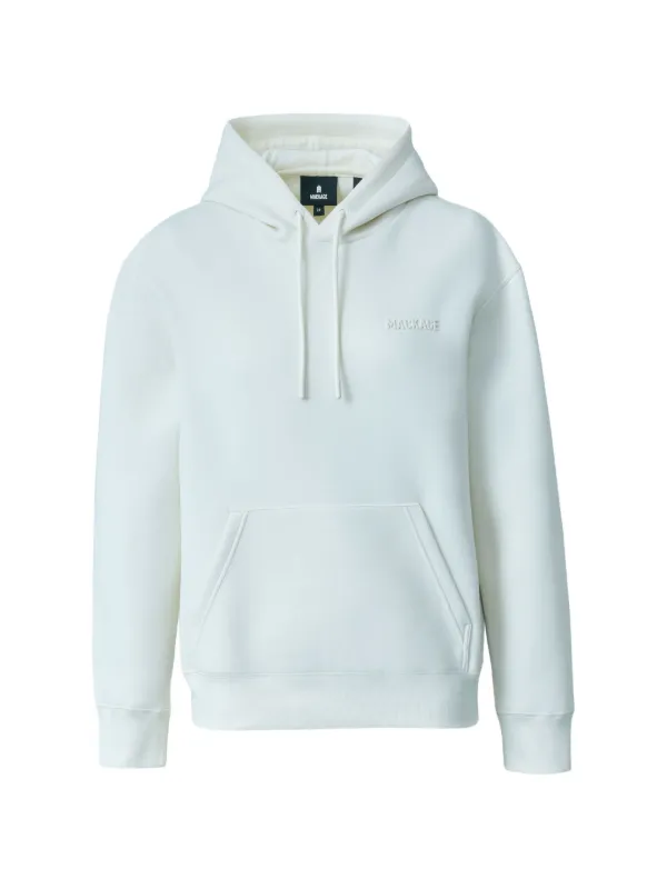 Mackage Zosia Logo-embroidered Hoodie in White