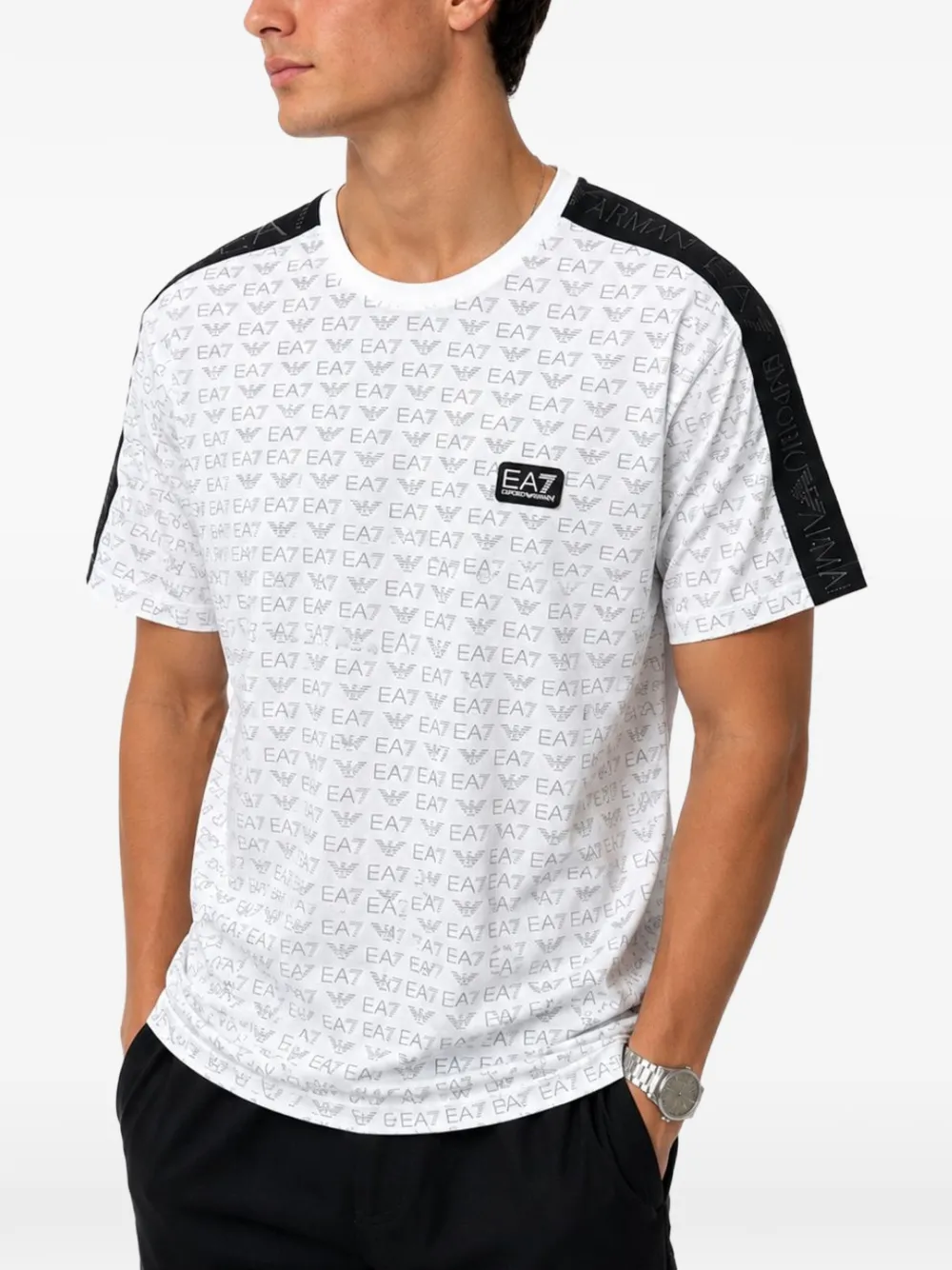 Emporio Armani T-shirt con stampa - Bianco