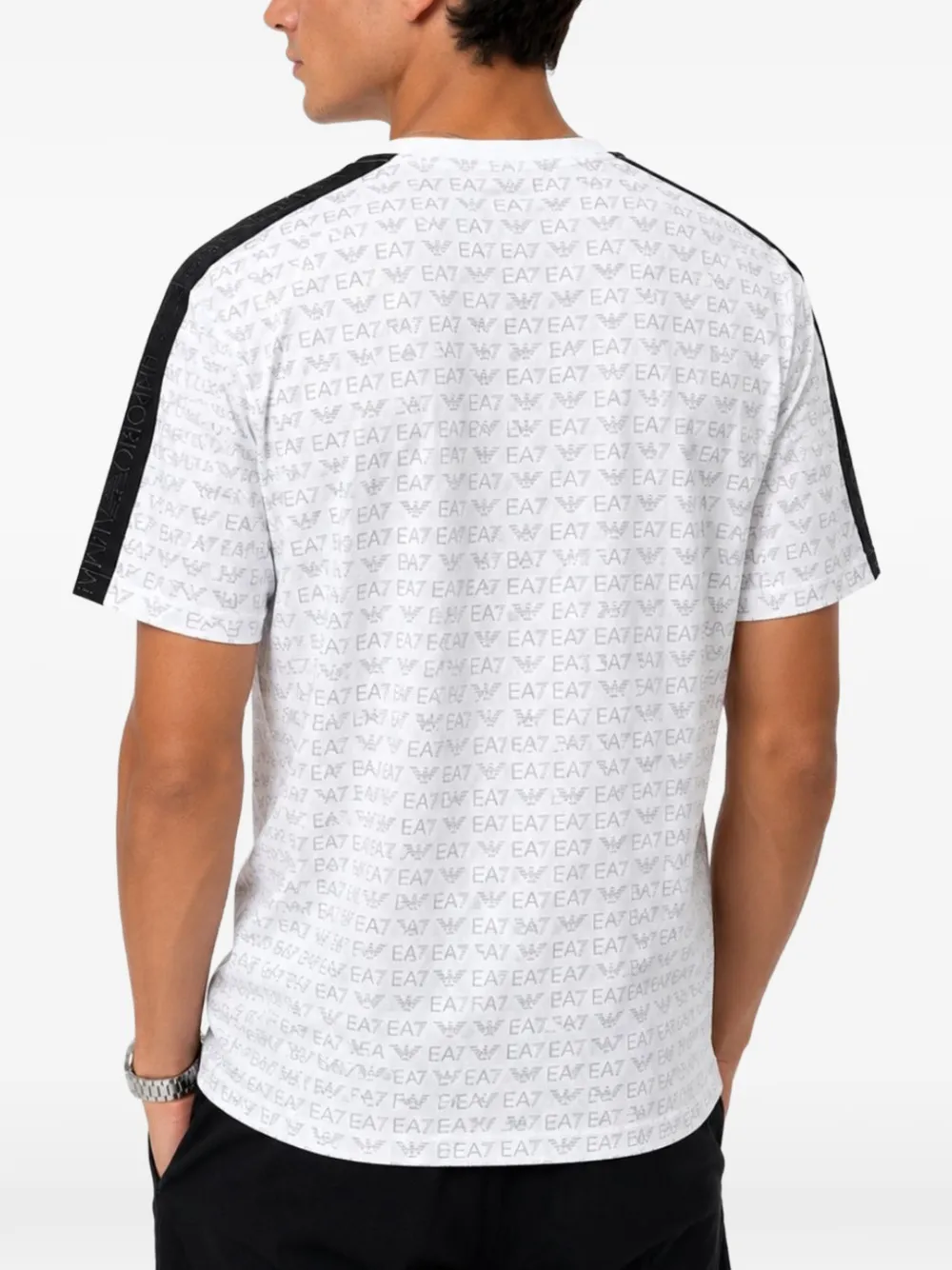 Emporio Armani Sportjack met logoprint Wit