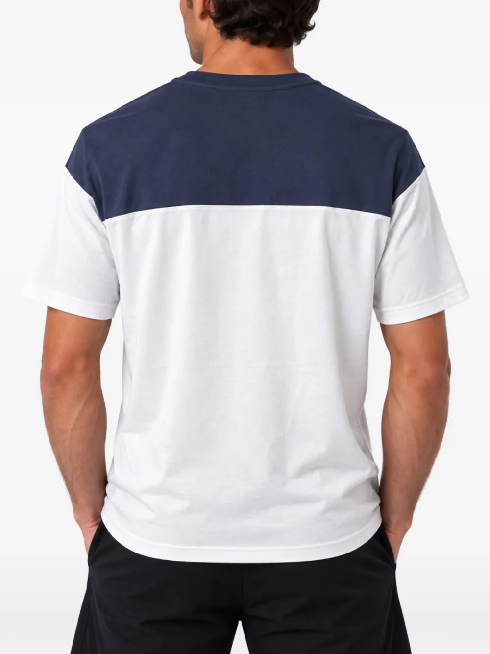 Emporio Armani EA7 T-shirt met logo-print Wit