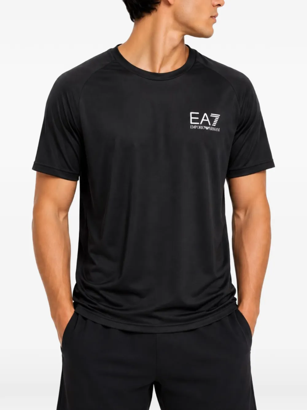 Emporio Armani T-shirt EA7 Day And Night - Nero