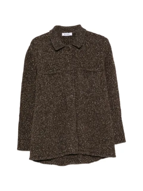 ELY ELY flecked-knit button-up cardigan