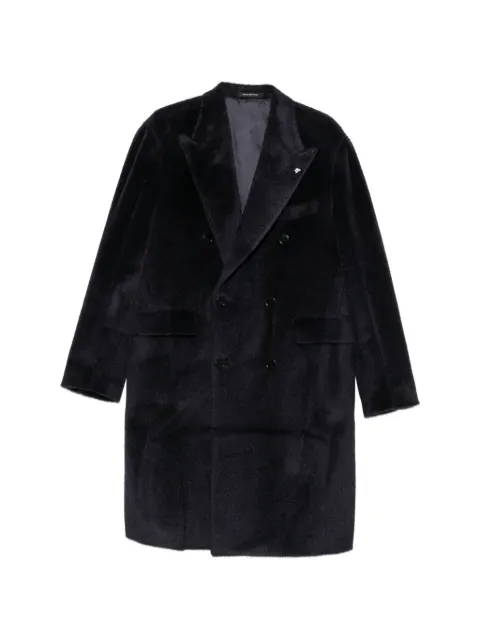 Tagliatore double-breasted peaked-lapel coat