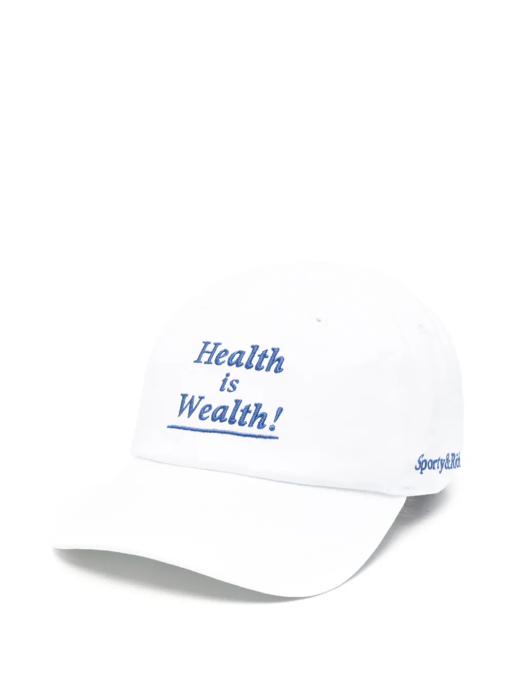 Sporty & Rich Health is Wealth cap - Bianco