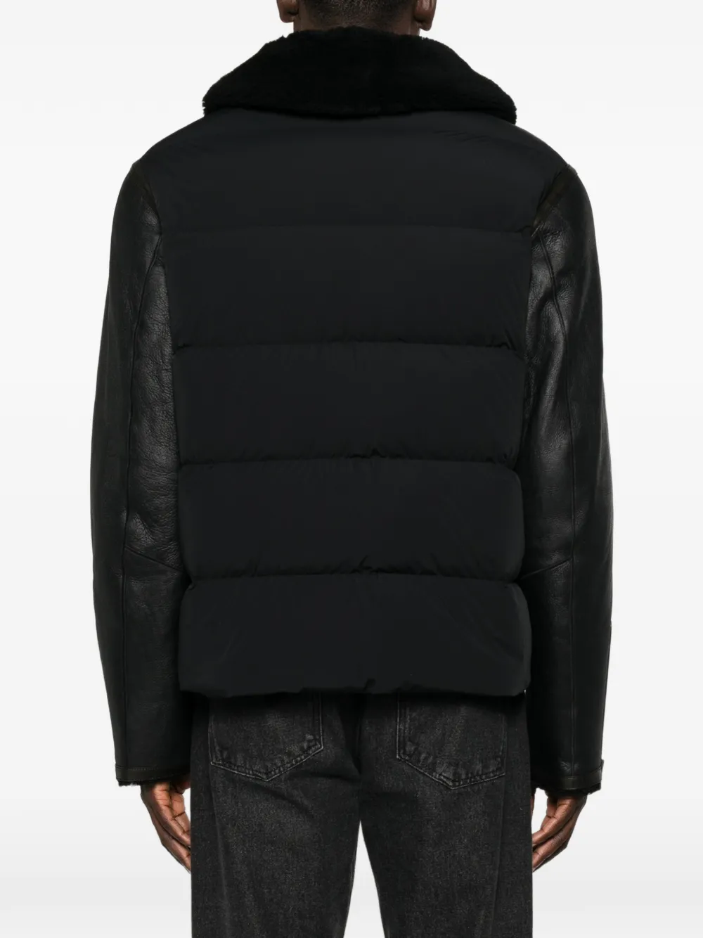 Mackage Jack met lammy afwerking Zwart