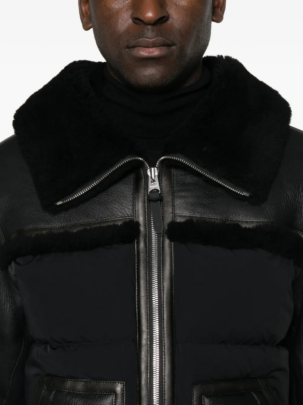 Mackage Jack met lammy afwerking Zwart
