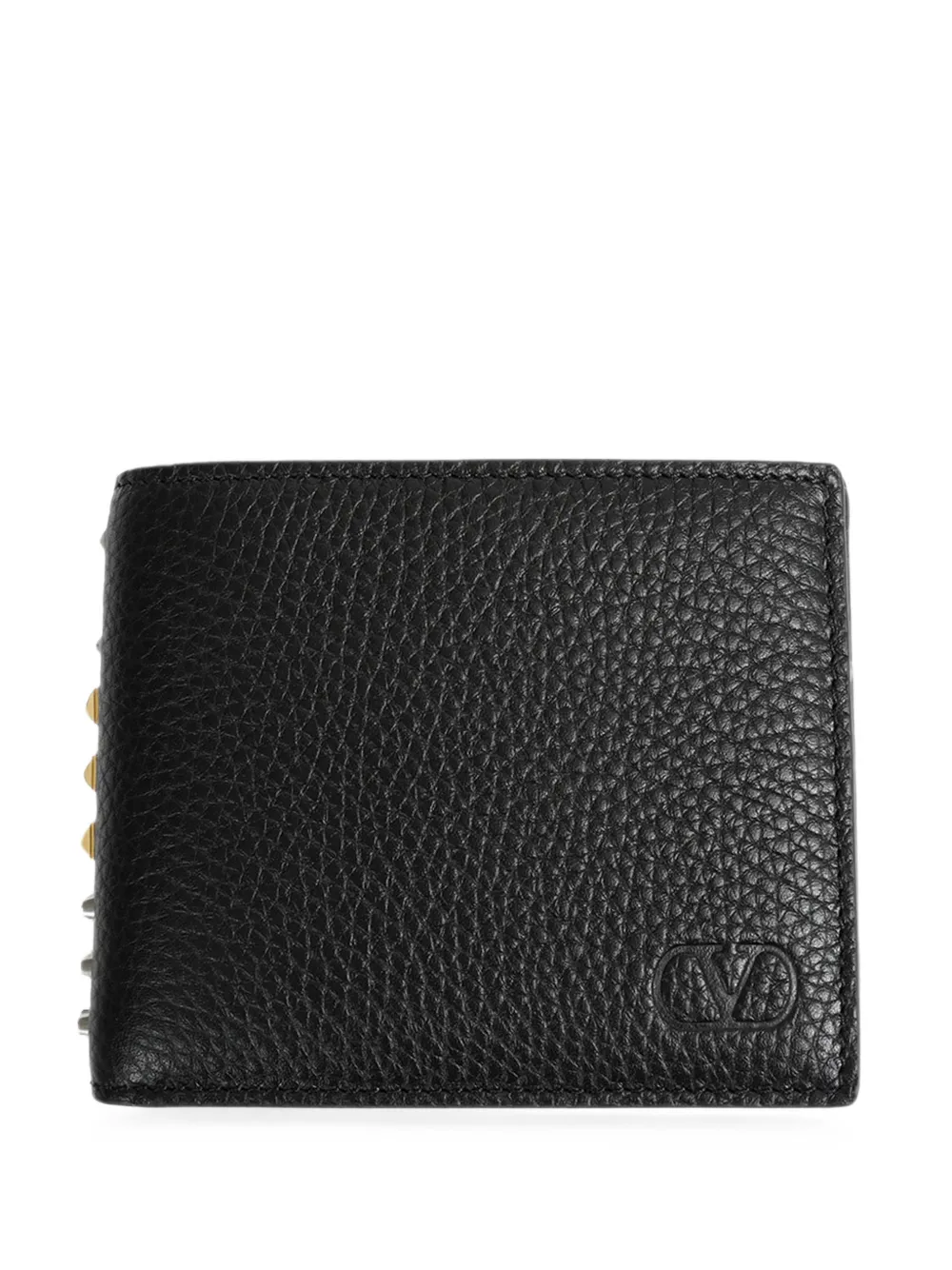 Valentino Garavani Rockstud Bi-fold Wallet In 블랙