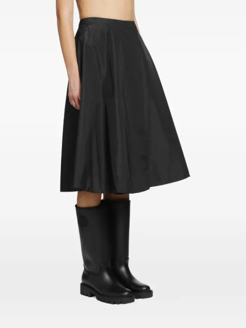Moncler pleated A-line midi skirt