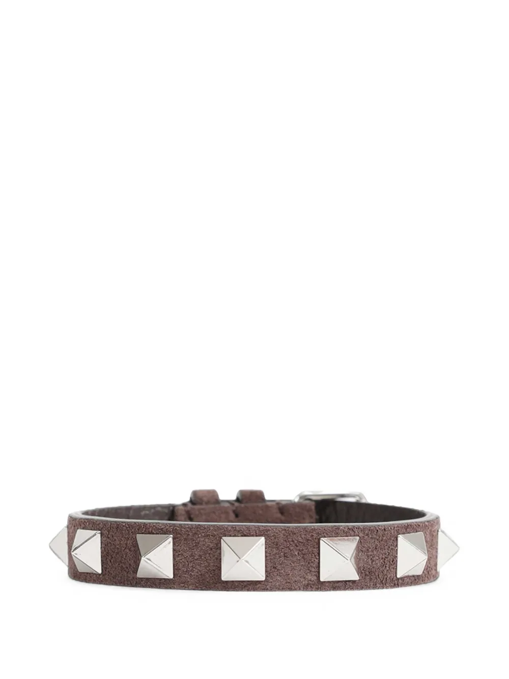 Valentino Garavani Rockstud suede bracelet - Braun