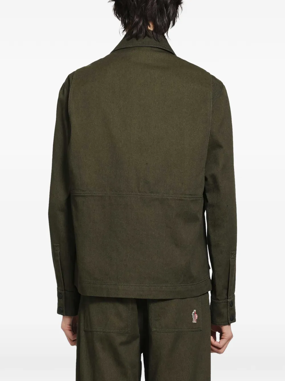 Moncler Grenoble Jack met meerdere zakken Groen
