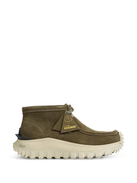 Moncler x Clarks Originals Trailgrip Wallabee GTX suede boots