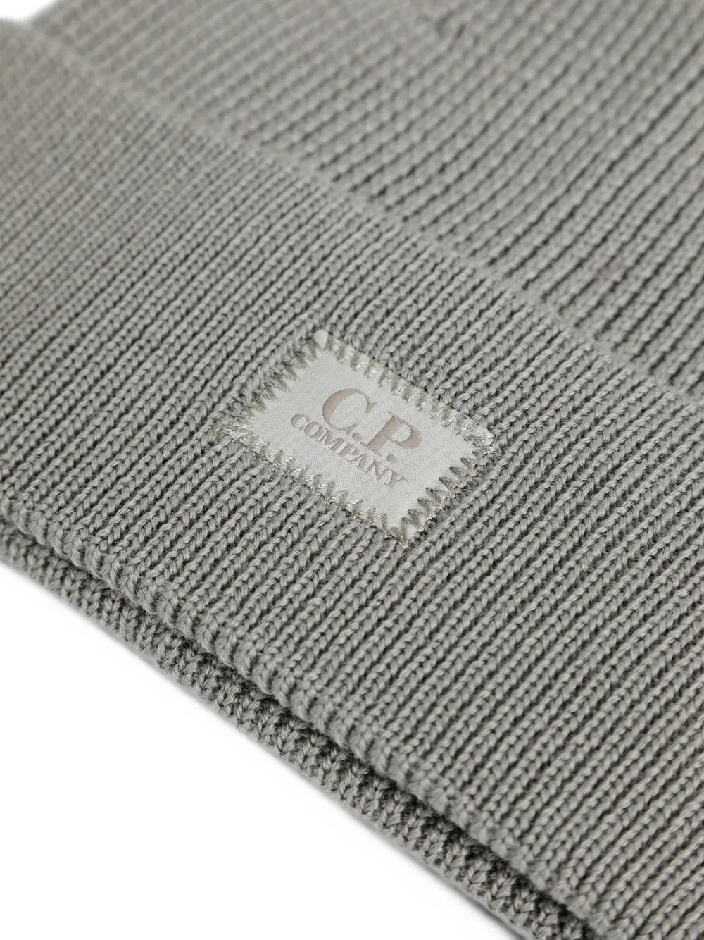 C.P. Company Ribgebreide muts Grijs