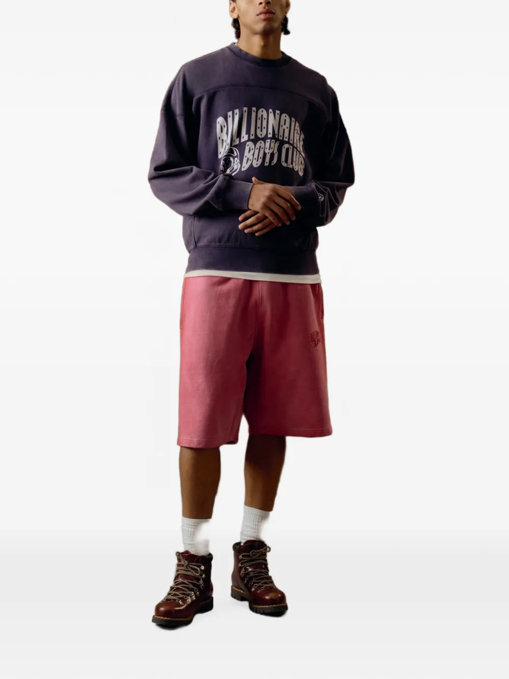 Billionaire Boys Club Sweater met gewassen-effect Blauw