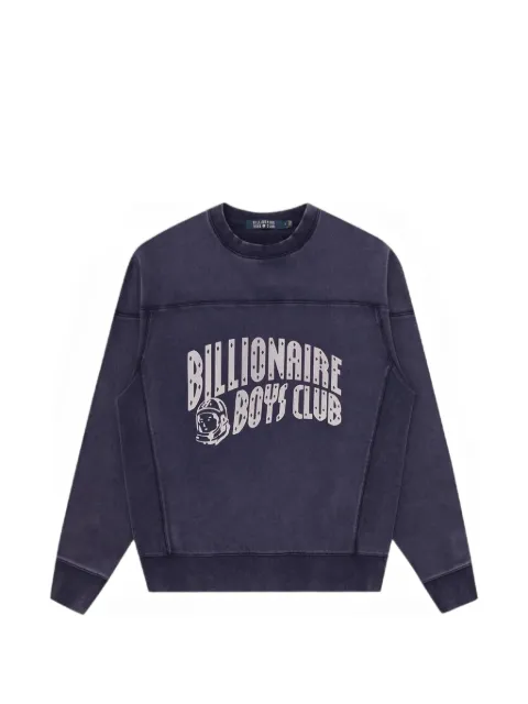 Billionaire Boys Club sudadera con logo estampado y efecto lavado