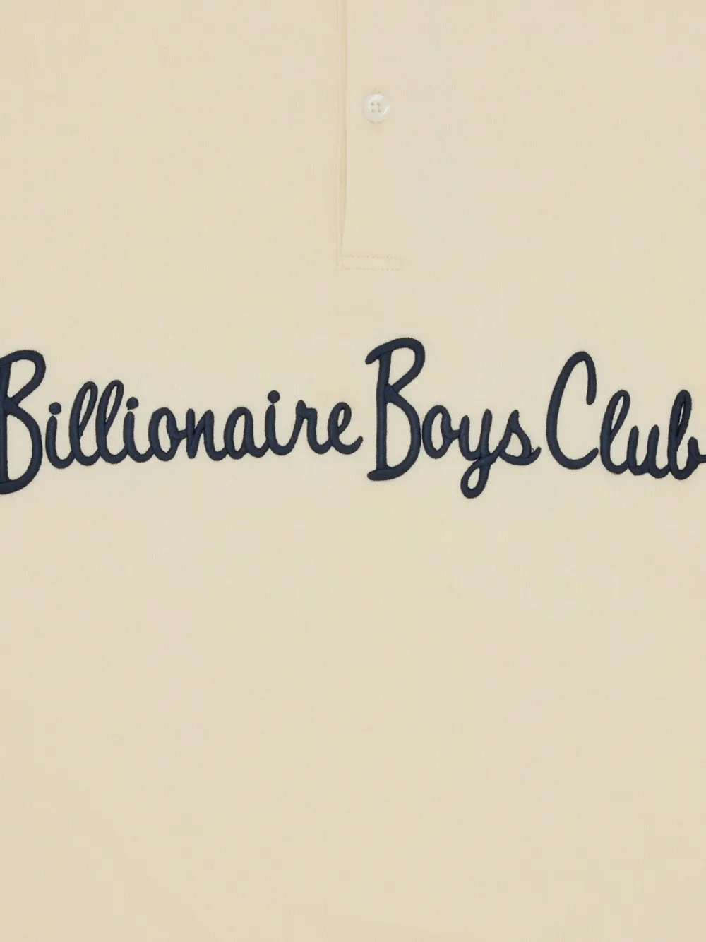 Billionaire Boys Club logo-embroidered polo shirt Beige