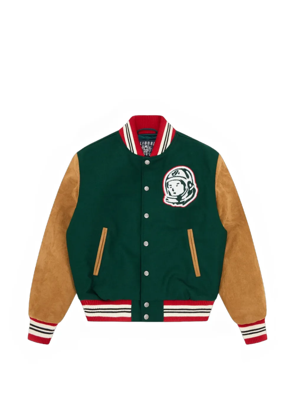 Billionaire Boys Club Astro Golf Club embroidered-logo varsity jacket - Green