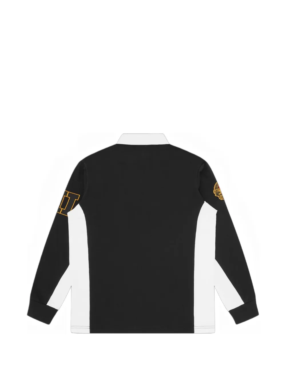 Billionaire Boys Club logo-embroidered panelled polo shirt Zwart