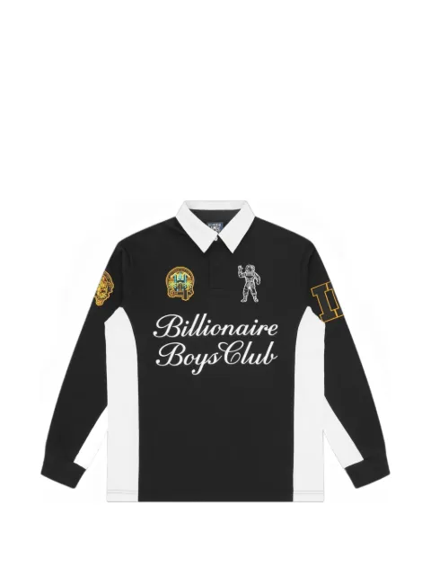 Billionaire Boys Club logo-embroidered panelled polo shirt