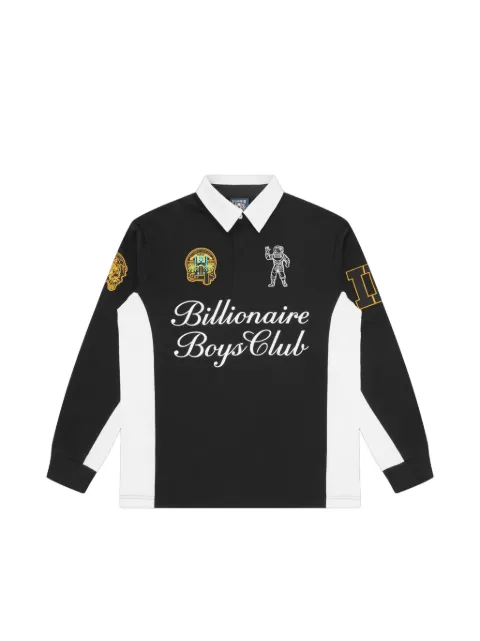 Billionaire Boys Club logo-embroidered panelled polo shirt
