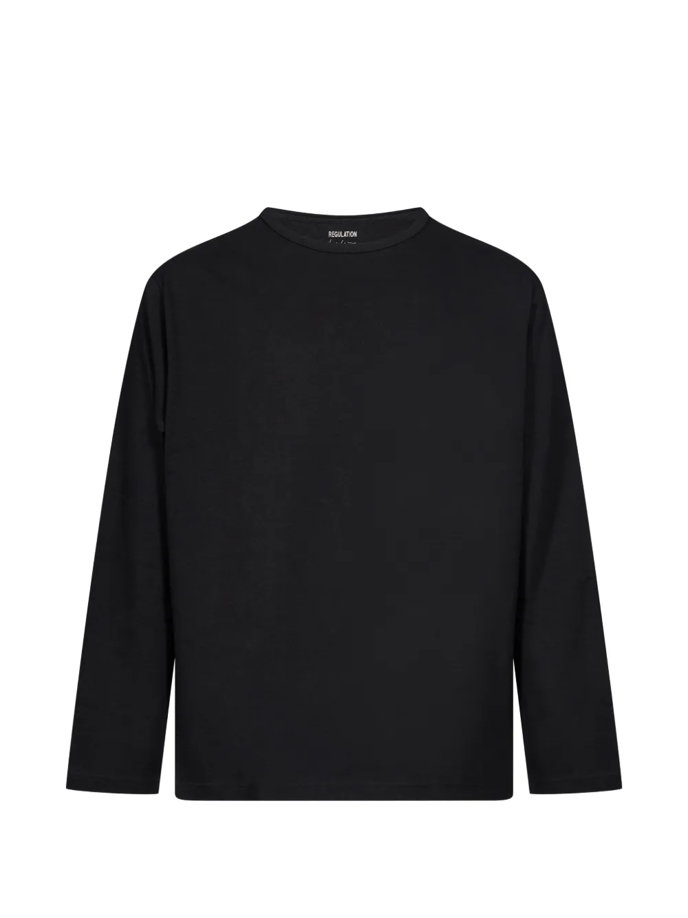Yohji Yamamoto Re-logo long-sleeve T-shirt - Nero
