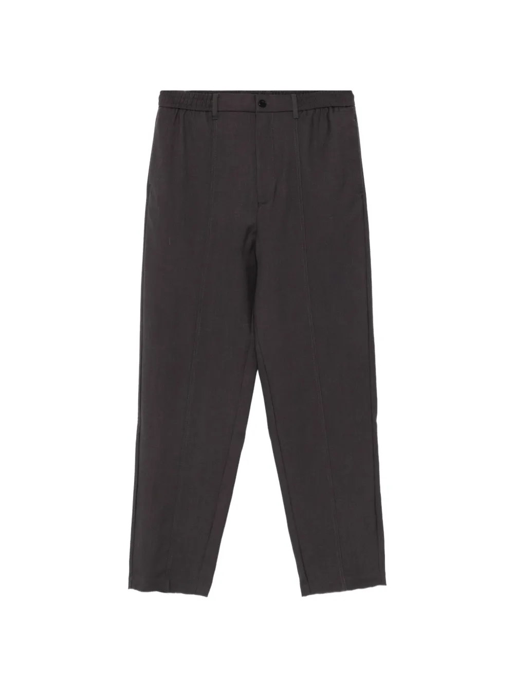Emporio Armani elasticated-waist trousers - Grigio