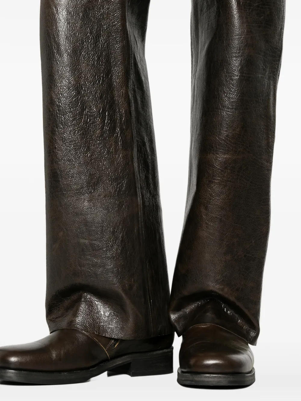 Emporio Armani Broek met ritssluiting Bruin