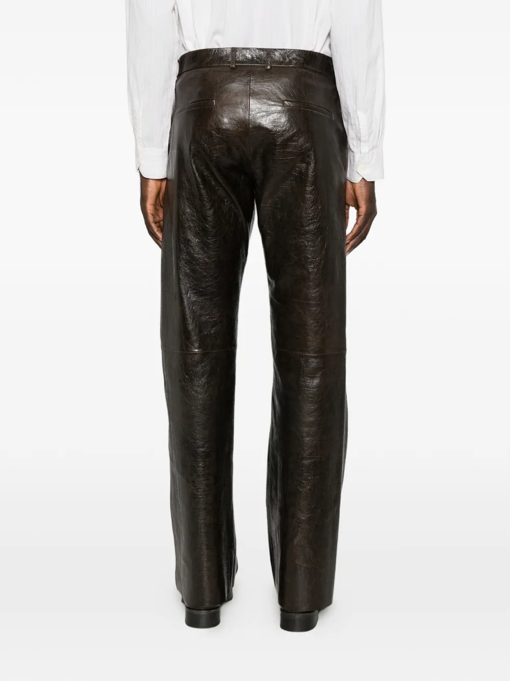 Emporio Armani Broek met ritssluiting Bruin