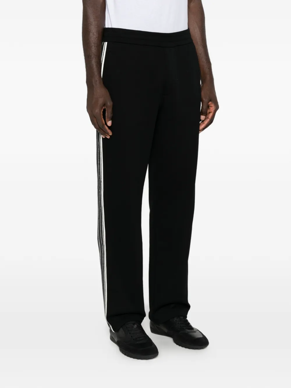 Emporio Armani Trainingsbroek met zijstreep Zwart