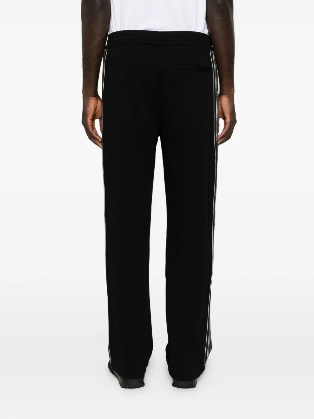 Emporio Armani Trainingsbroek met zijstreep Zwart