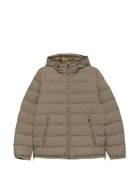 Emporio Armani quilted hooded coat