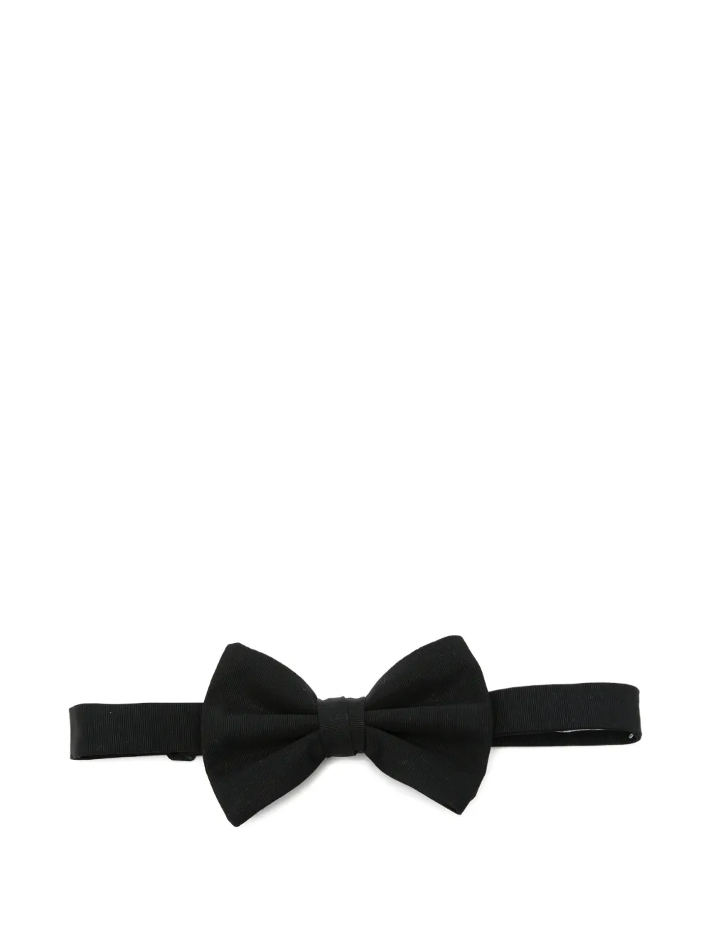 Emporio Armani ribbed-knit bow tie - Nero