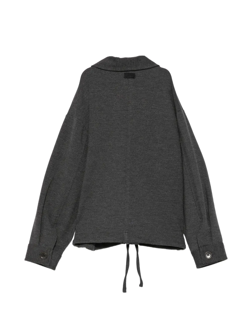 Paolo Pecora Kids zip-up drawstring jacket Grijs