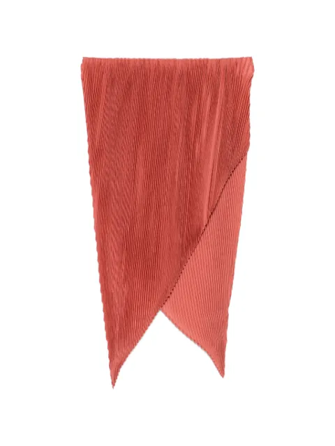 Homme Plissé Issey Miyake pleated-design pointed-edge scarf