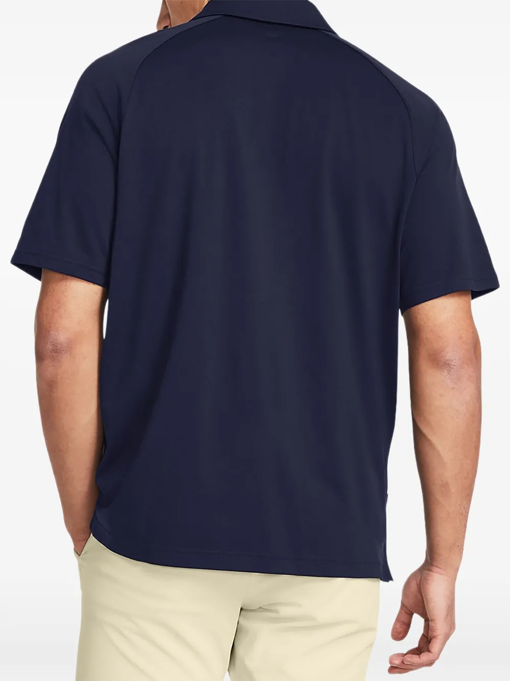 Under Armour Title 2.0 poloshirt met contrasterend vlak Blauw
