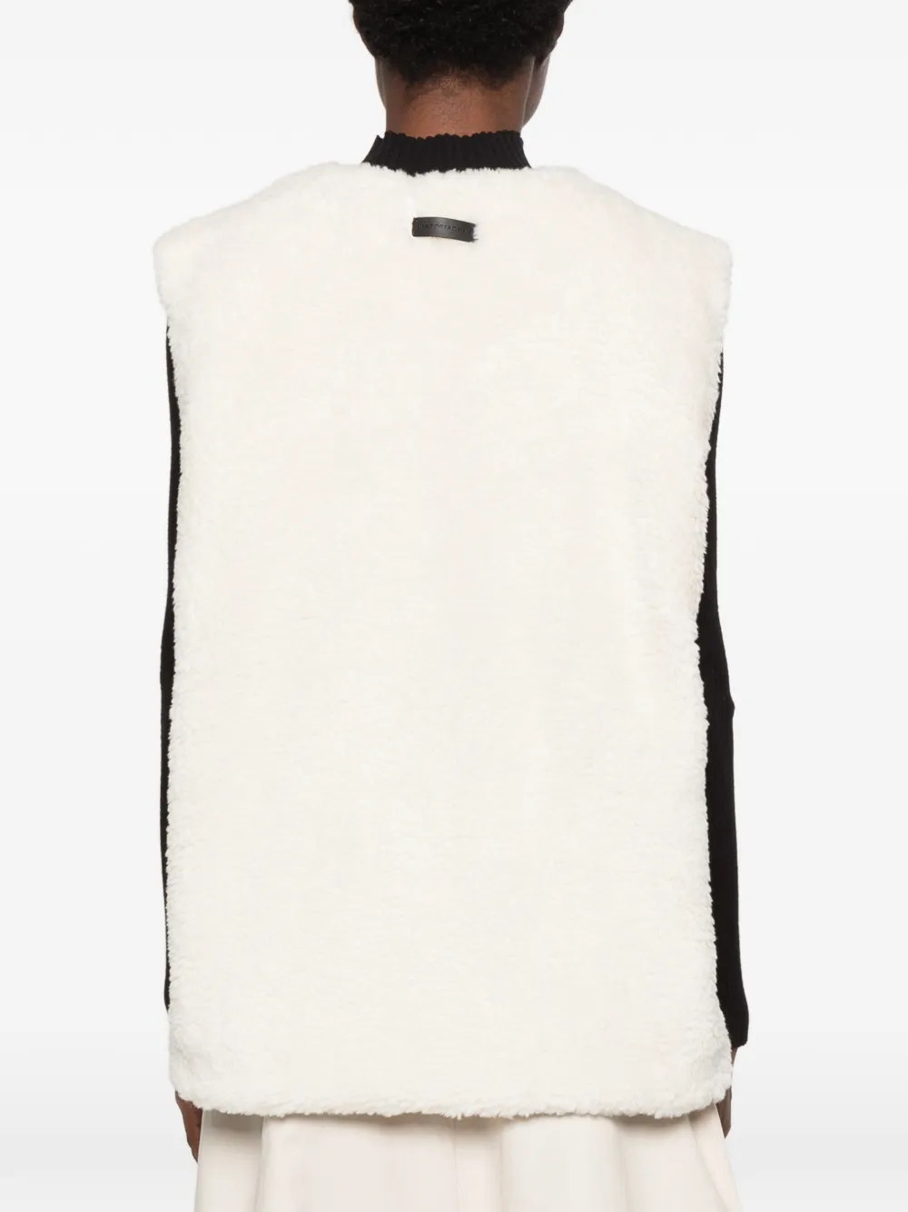 VIKTORIA CHAN Astra reversible fleece vest Beige